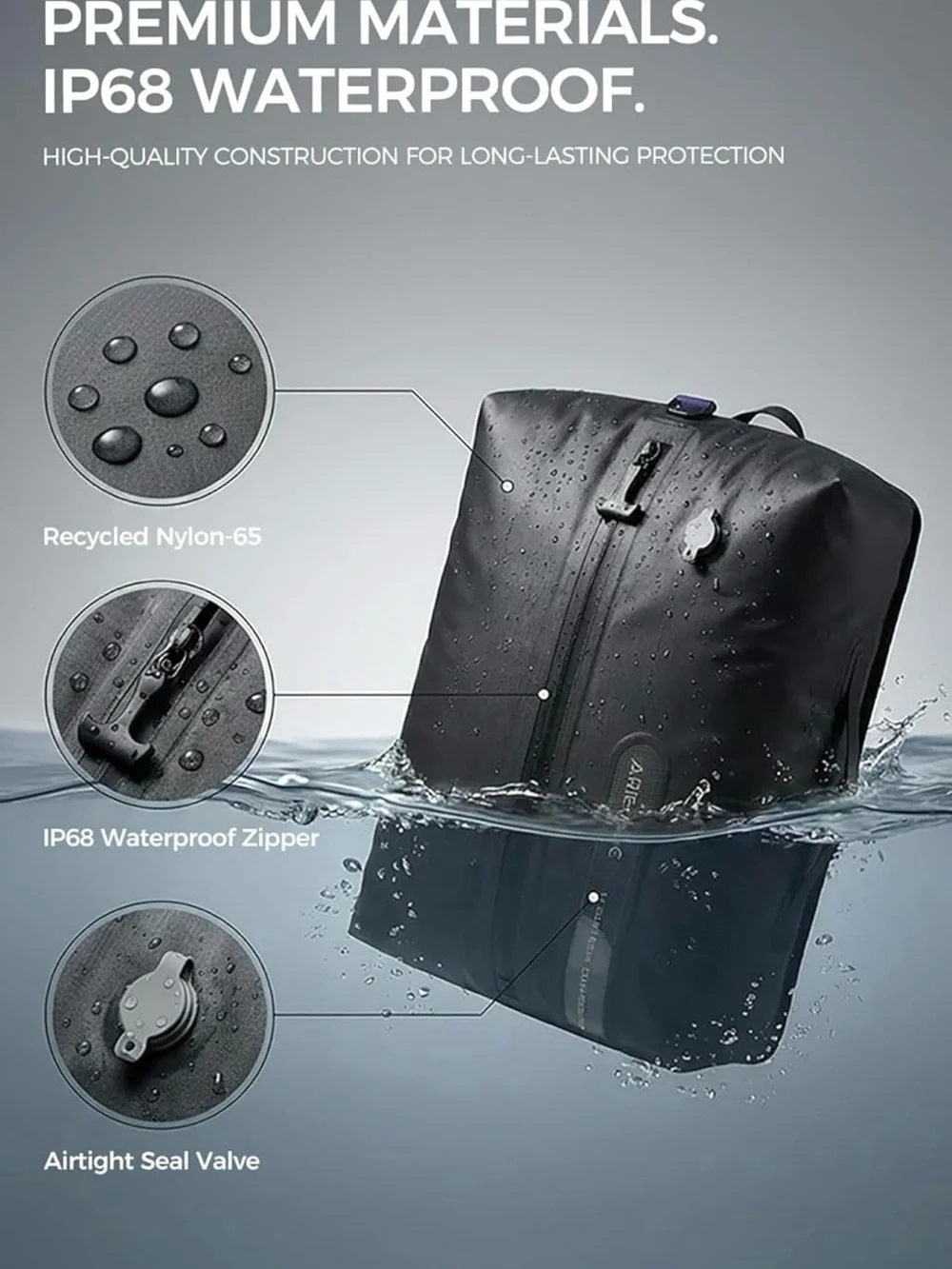 NEW - Vacuum Seal Bags for Travel w/Pump, 18L Compression Packing Cubes for Carr